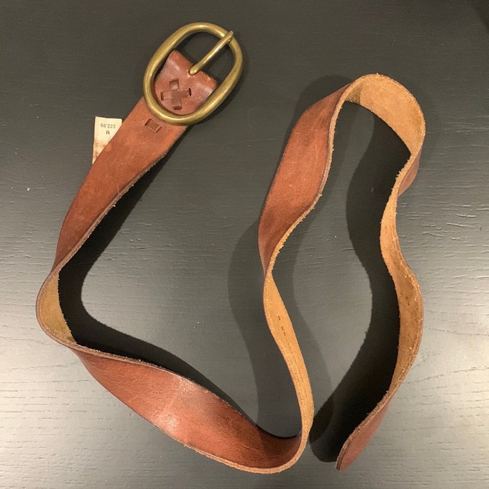 Brown Women’s leather belt Target Size Medium